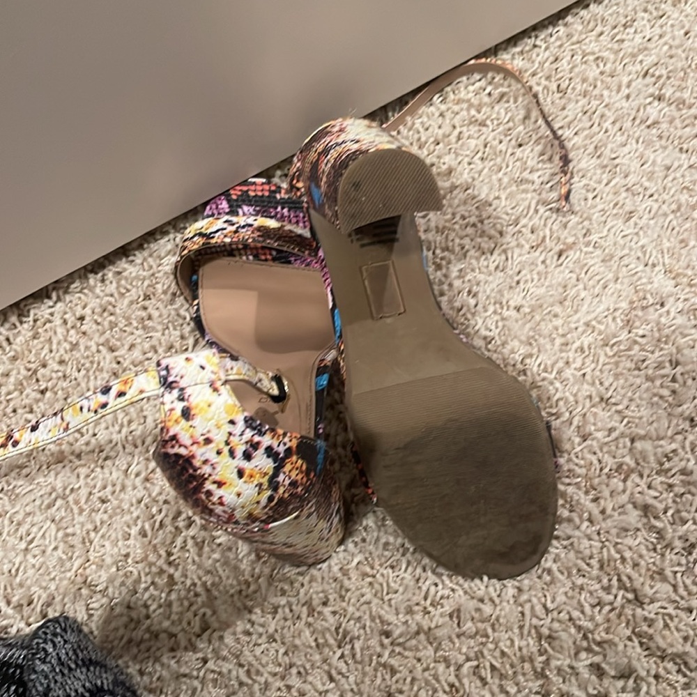 Madden Girl - Snake Skin Colorful Heels - Picture 3 of 3